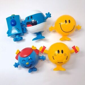 Arby's‎ Little Miss Mr. Men 2014 kids meal toys Sunshine Happy Bump Grumpy Arbys